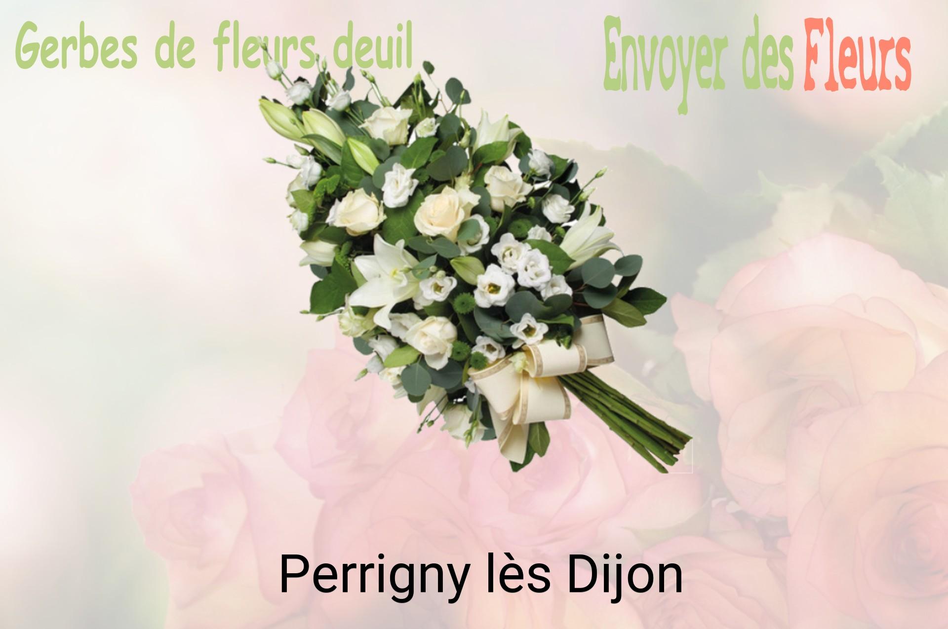 Gerbe de fleurs de deuil livrée à Perrigny-lès-Dijon